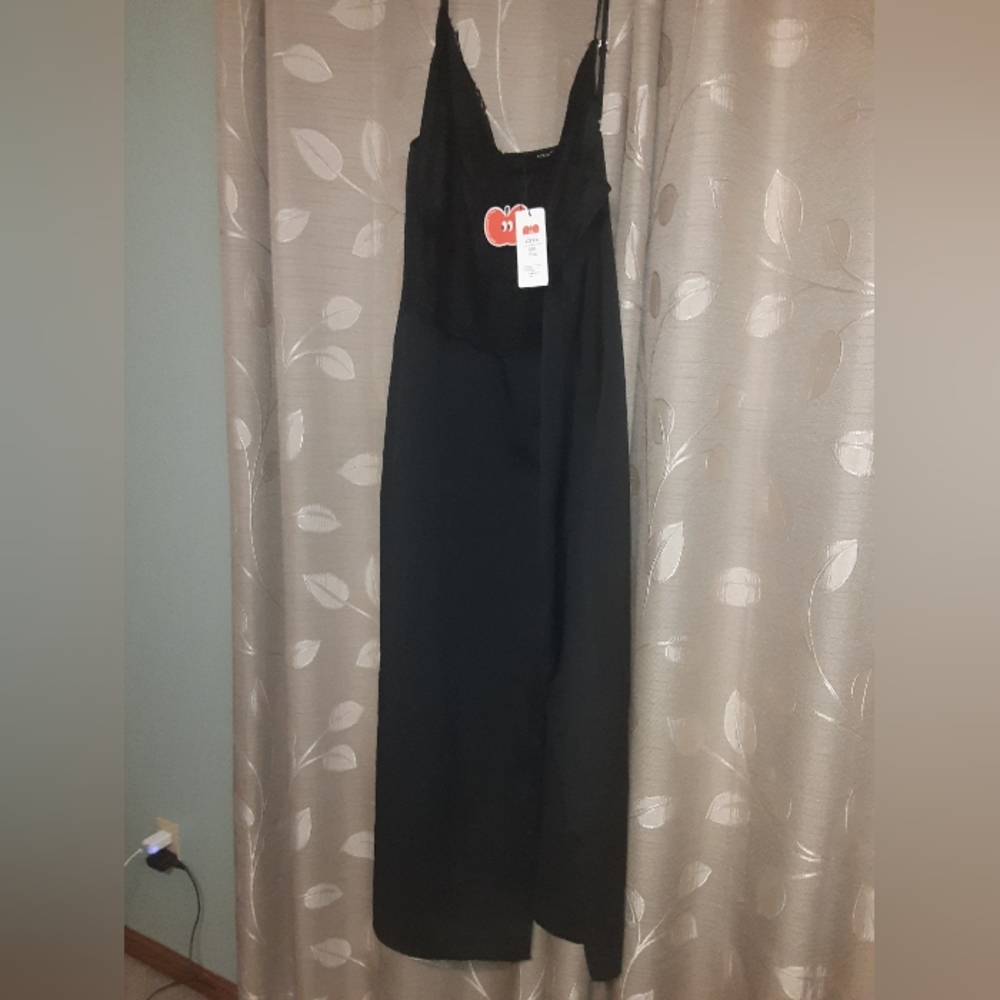 Cider 4XL Lace Slip Midi Dress with 2 Slits